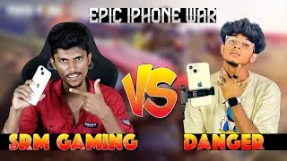 IPHONE 14 VS IPHONE 14 PLS || 1VS1 SRM VS DANGER GAMING..🥵