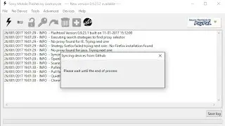 How to fix Please wait until the end of process on Flashtool (100% working)