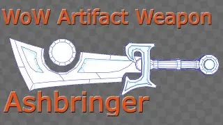 WoW Artifact Weapon Ashbringer papercraft