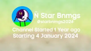 Welcome to starbnmgs2024 YouTube Channel