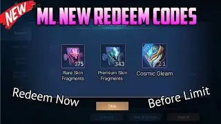 ML NEW REDEEM CODES (Redeem Now) | Mobile Legends