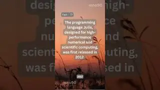 Programming language julia..?