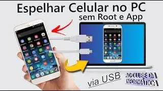How to Mirror your Cell Phone Screen to a PC without Root and without apps or programs