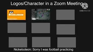 Logos/Characters in A Zoom Meeting Add Round 1