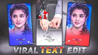 🔥4K+ Full Screen Text Swirl effect Animation Alight Motion Hindi| alight motion Tutorial| Vinit sah
