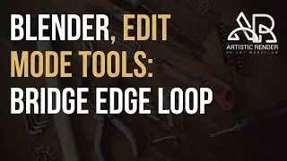 Blender - Bridge edge loop, edit mode tool explained