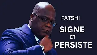 FELIX TSHISEKEDI  SIGNE ET PERSISTE, LA REVISION DE LA CONSTITUTION