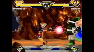 SK MUGEN - Uppercut vs Athena Asamiya