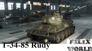 Т-34-85 Rudy  - средний премиумный танк 6 уровня.