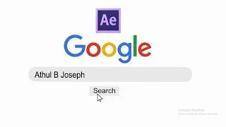 Google Search Logo Animation in After Effects | Sample |  No plugin