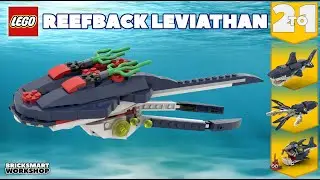 Reefback Leviathan MOC LEGO 31088 Alternate Digital Build