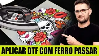 Aplicar DTF de forma fácil com ferro de passar.