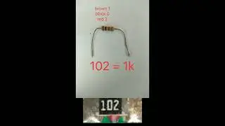 SMD resistor codes vs dual line pin resistor colour codes