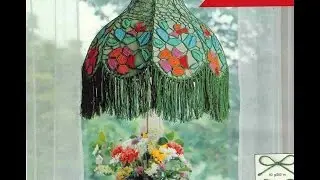 Потрясающие абажуры крючком своими руками. Красивые абажуры крючком