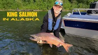 Sight Casting to Huge King Salmon in Alaska