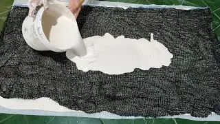 Easy ways to make the 3D wall decoration | 3D Leaf Decoration Walls