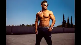 Male fitness photoshoot - Behind the scenes
