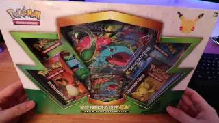 Unboxing Pokemon Red and Blue Venasaur-EX Collection Box