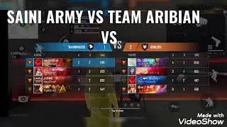 SAINI ARMY VS TEAM ARIBIAN AND SAINI ARMY VS BLUE WARRIOR