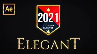 ELEGANT Intro - Logo Animation in After Effects CC 2021 | Logo Animation Tutorial auf DEUTSCH!