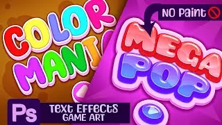 Text Effects II Game Art II Photoshop tips