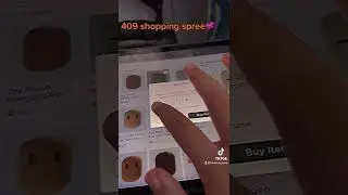 409 robux shopping spree💕 (NOT BRAGGING⚠️)