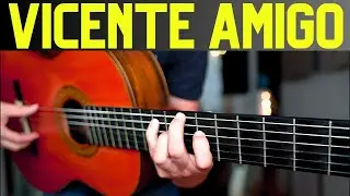 tres NOTAS para DECIR TE QUIERO DE VICENTE AMIGO guitarra