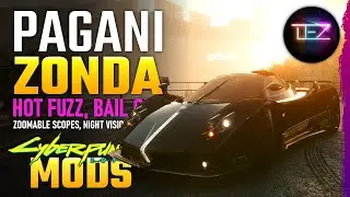 Cyberpunk 2077 Mods: Pagani Zonda, Hot Fuzz & Pocket Radio!