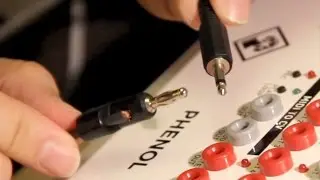 DYI MicroBrute to PHENOL Cables (Banana to 1/8