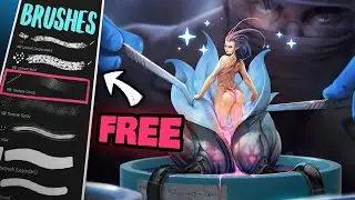 🎨 MY FREE BRUSHES AND HOW TO USE THEM (photoshop/CSP/Procreate)