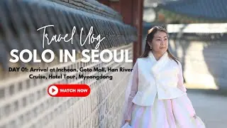 Solo Travel in Seoul: DAY 1 - Incheon, GOTO Mall, Hotel Tour, Han River Cruise, Yeouido, Myeongdong