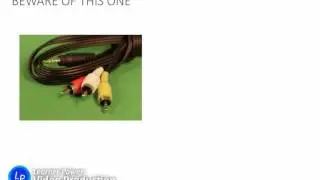 U1f2: Analog Audio Cables in Video Production