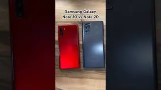 Samsung Note 10 vs Note 20