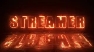 Electric neon logo animation