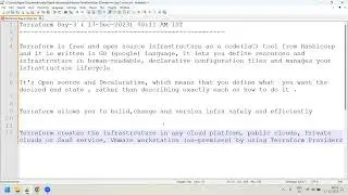 Advance-Terraform-Day-3|| Introduction to Terraform || Terraform Architecture