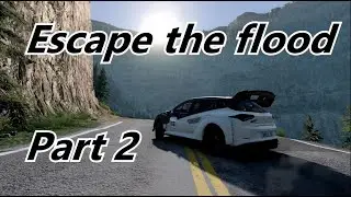 Beamng drive Escape the Flood Part 2. hard and very hard mode