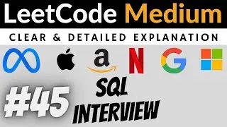 LeetCode Medium 2084 Interview SQL Question with Detailed Explanation | Practice SQL