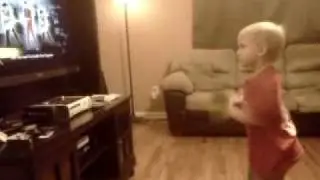 Tyler dances to thriller