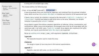 Data Types - array - Example | Python by examples | 