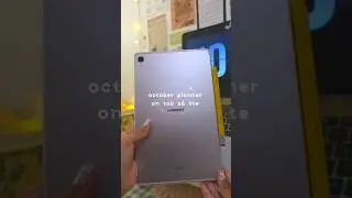 plan with me on samsung tab s6 lite✨️ #samsung #androidtablet #tabs6lite #spen #digitalplanners