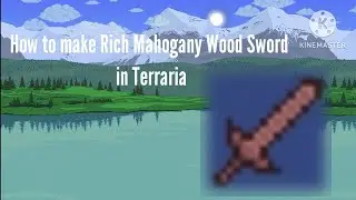How to craft Rich Mahogany Wood Sword in Terraria
