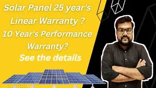 Linear & Product Warranty Of Solar Panel? #solar