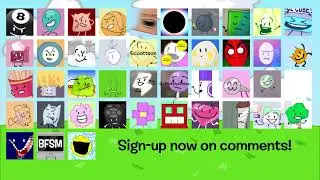NorbertoAlipio2024's BFDI Camp NEW Sign-Ups (Officially Closed)