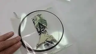 Pigeon Dollar Bill Origami Moneygami USD $1 with Handmade Sleeve Envelope ASMR (Not a Tutorial)