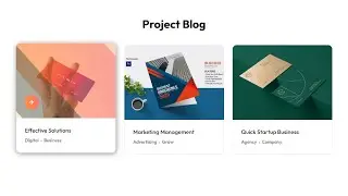 How to make creative hover animation blog card html css and bootstrap 2023!