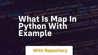 what is map in python with example