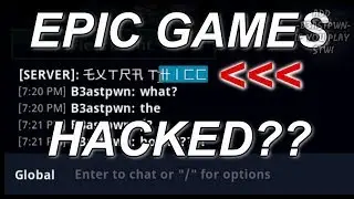 EPIC GAMES HACKED