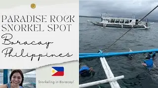 Travel With Me To:Paradise Rock Snorkel Spot, Boracay Island Philippines| Boracay Snorkel Experience