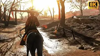 Ghost of Yotei 8K | Stunning Environments & Combat | PS5 PRO Ray Tracing Pro