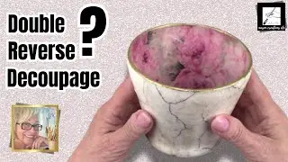 Create Stunning Glass Art with Reverse Decoupage and Rice Paper
